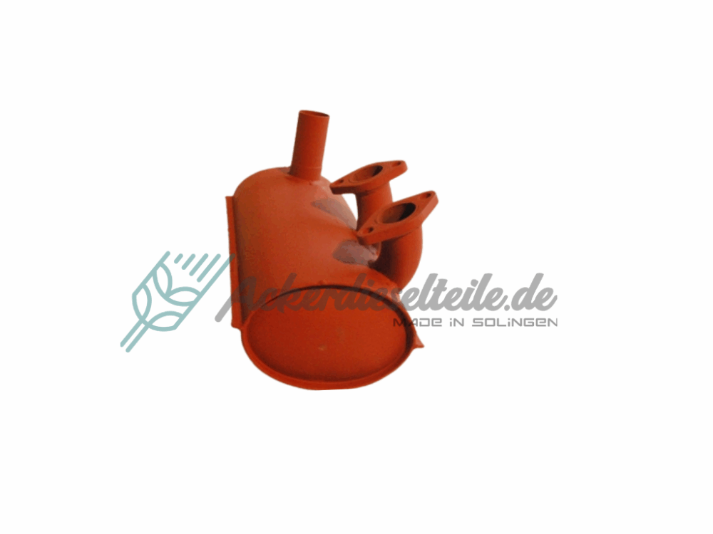 MAN Auspufftopf für 2 Zylinder Motor 9532